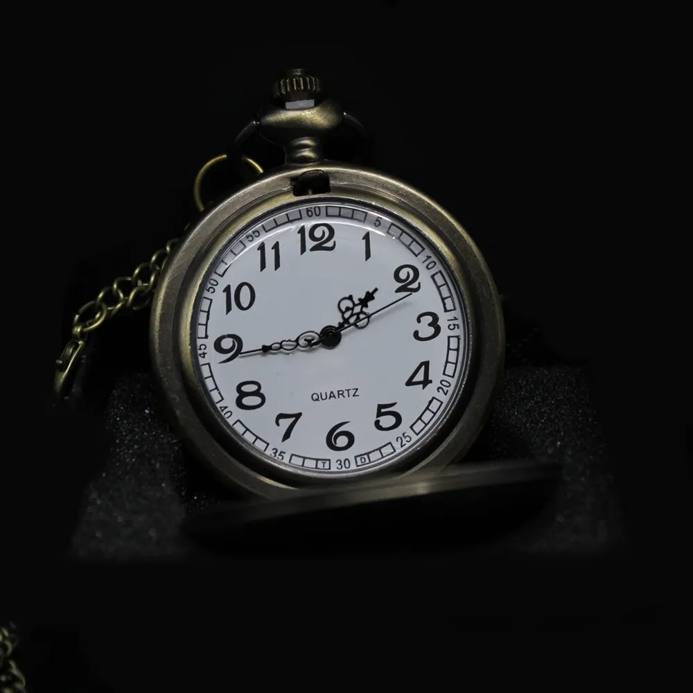 Bronzen horlogeketting - vintage kalender