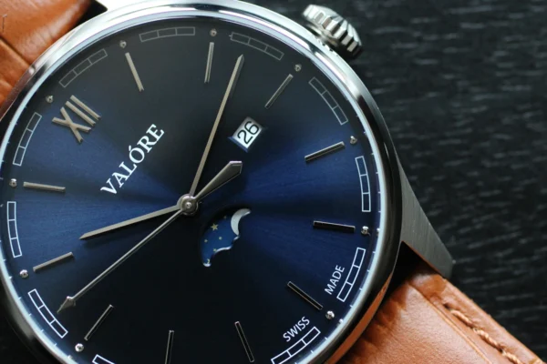 Herenhorloge Valóre Notte - Blue (Swiss Made) - Afbeelding 3