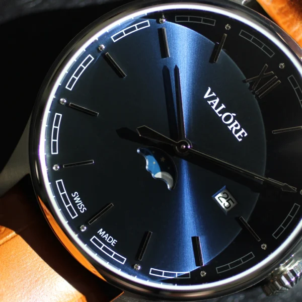 Valóre Notte – blue - zwitsers horloge