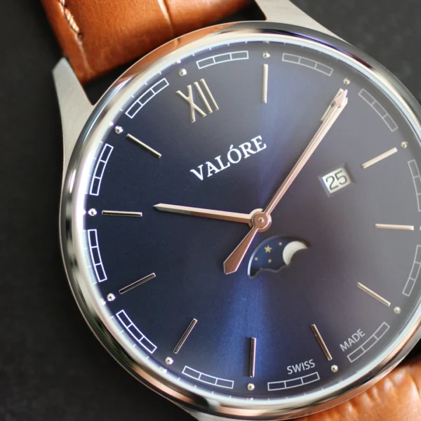 Valóre Notte – blue - zwitsers horloge