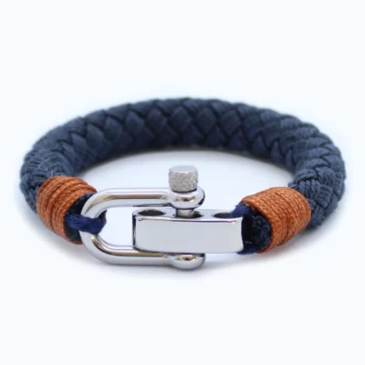 Heren armband touw - noordkaap - navy